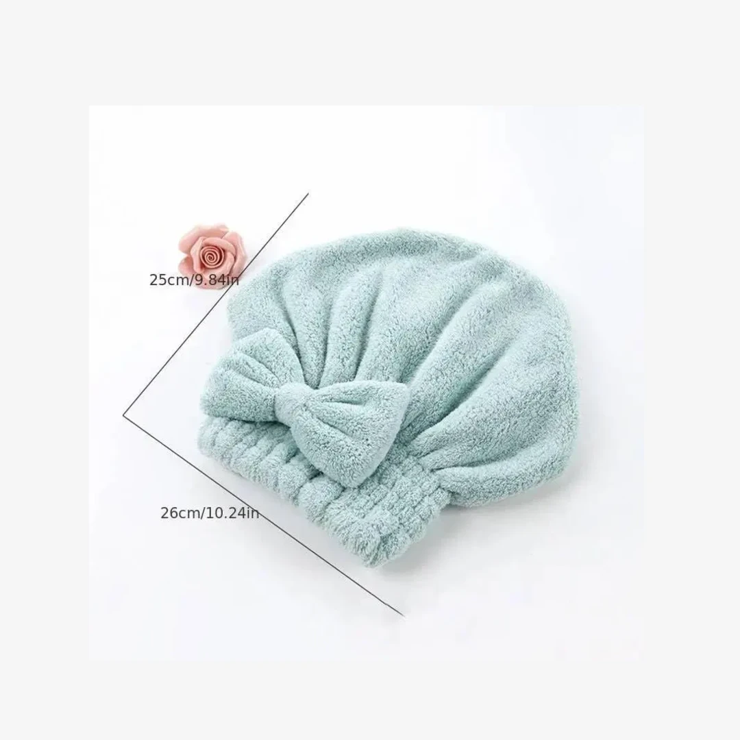 NUVAROX Bowknot Hair Cap Set – Soft & Absorbent - Image 5