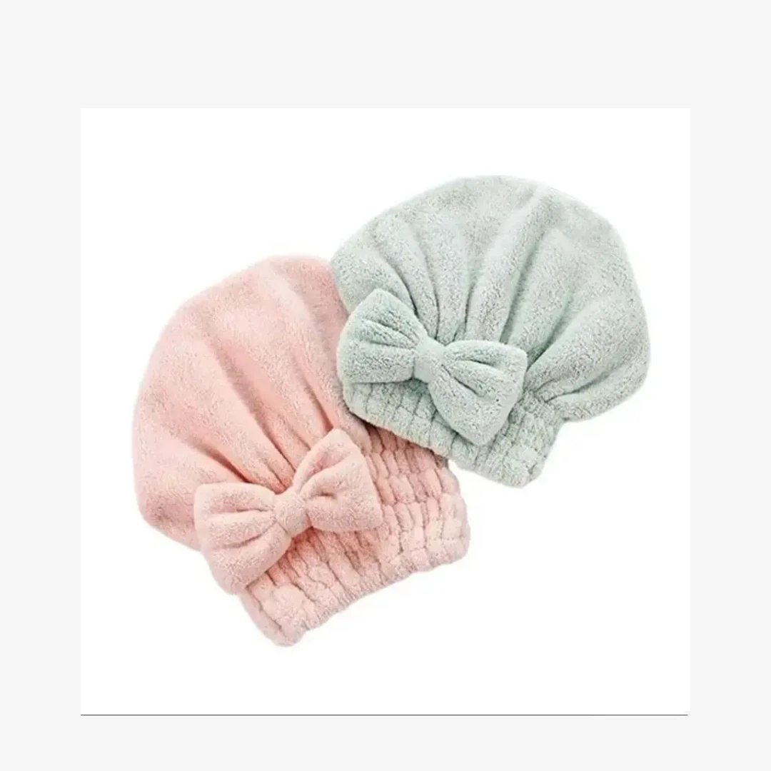 NUVAROX Bowknot Hair Cap Set – Soft & Absorbent - Image 11