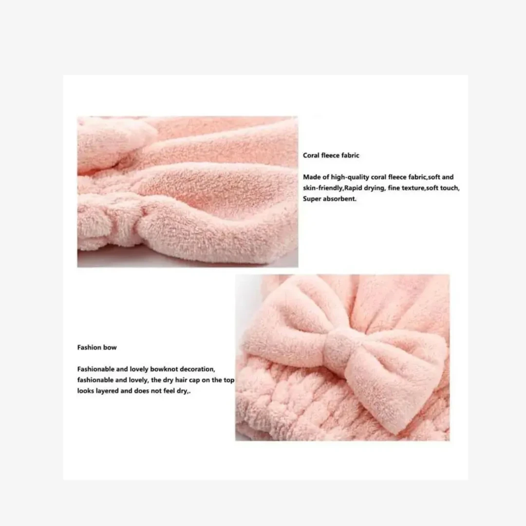 NUVAROX Bowknot Hair Cap Set – Soft & Absorbent - Image 8