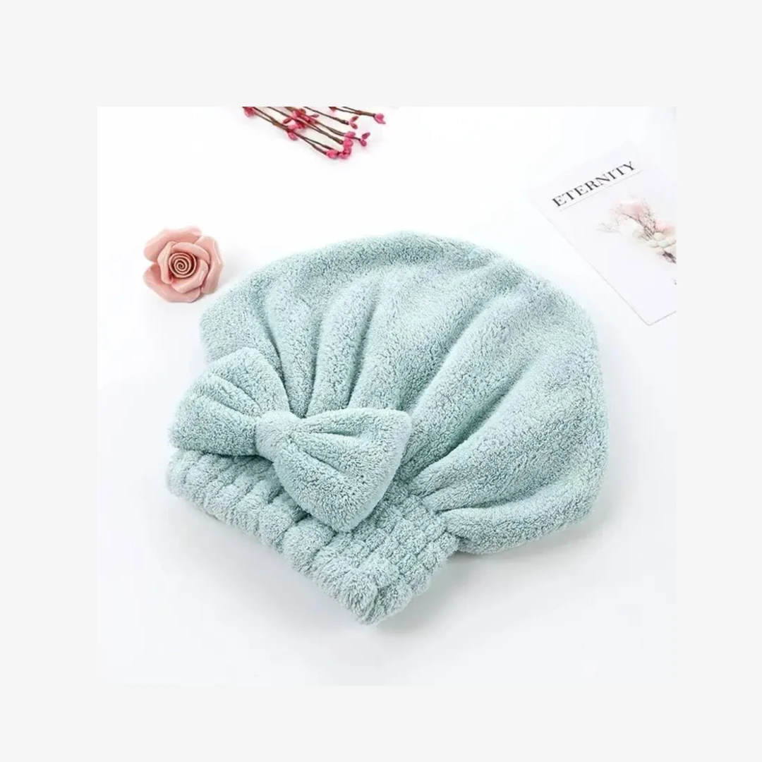 NUVAROX Bowknot Hair Cap Set – Soft & Absorbent - Image 3